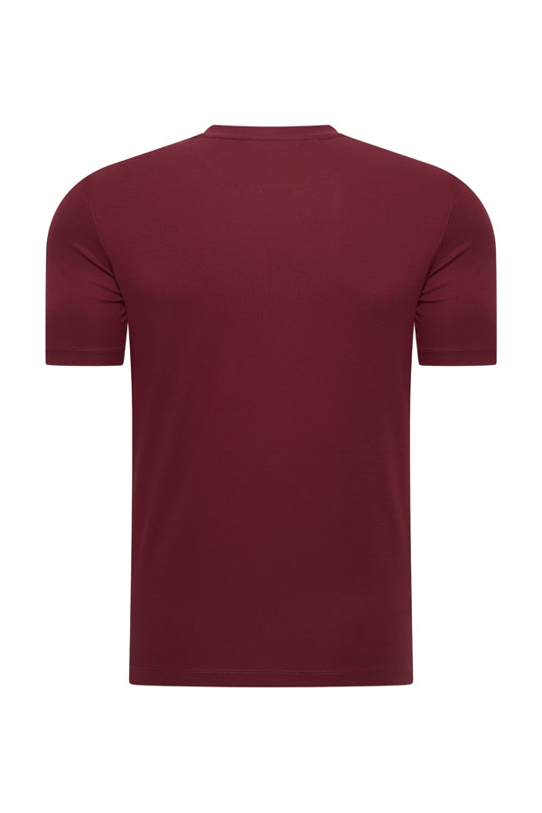 Shiny T-Shirt Burgundy