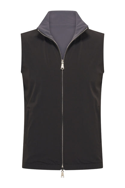 Reversible Black/Dark Grey Gilet