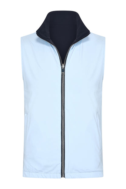 Reversible Dark Blue/Light Blue Gilet