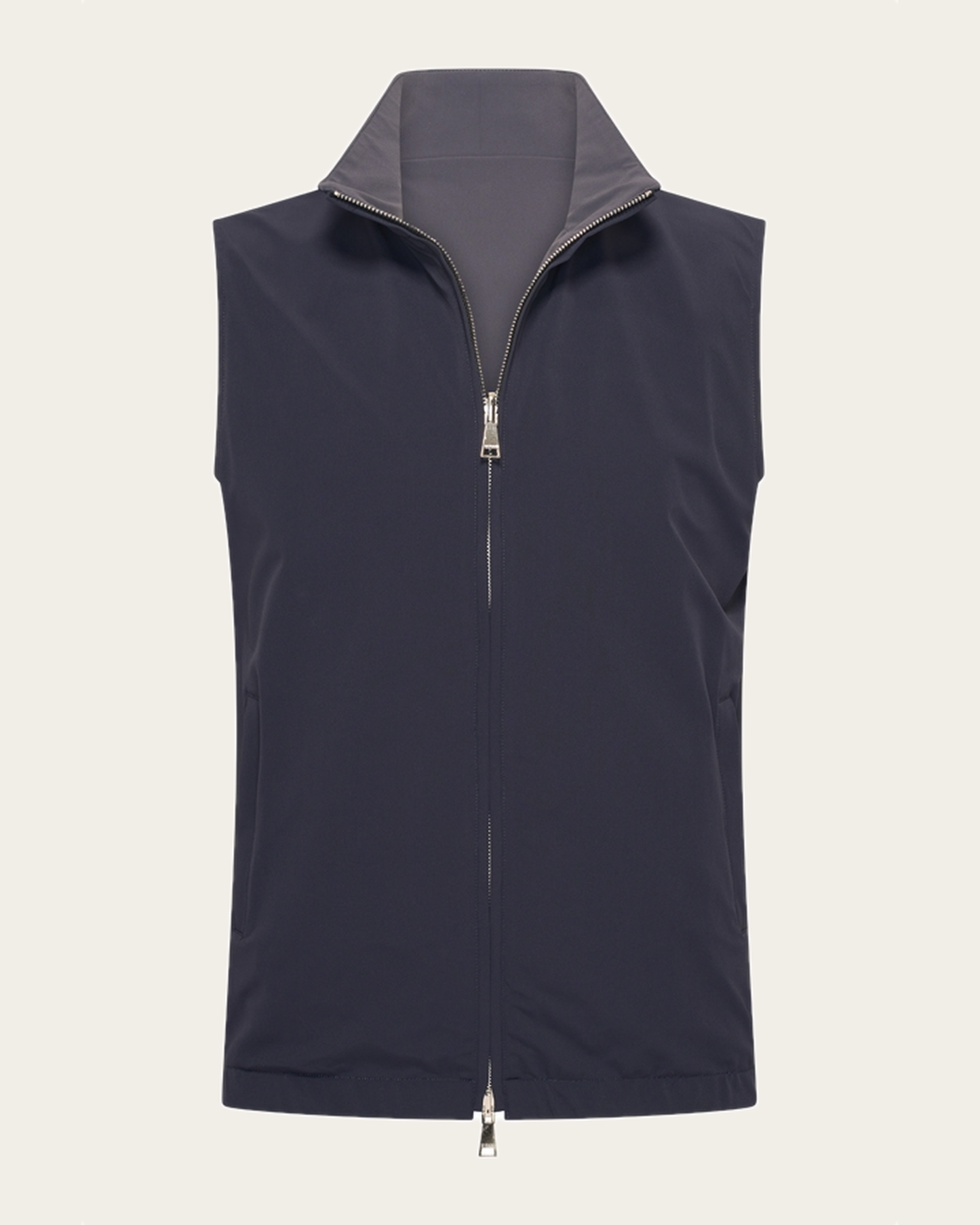 Reversible Dark Blue/Dark Grey Gilet