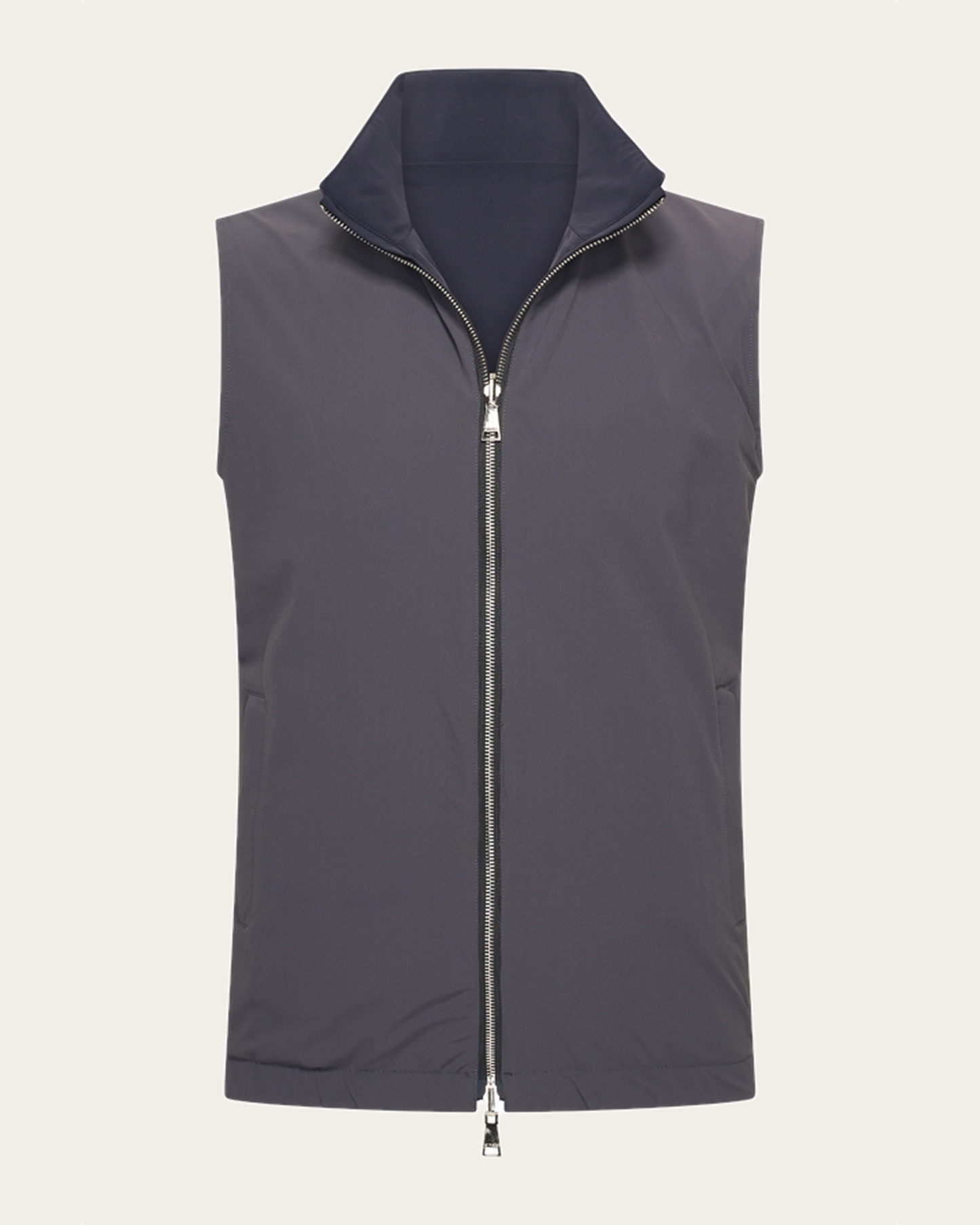 Reversible Dark Blue/Dark Grey Gilet