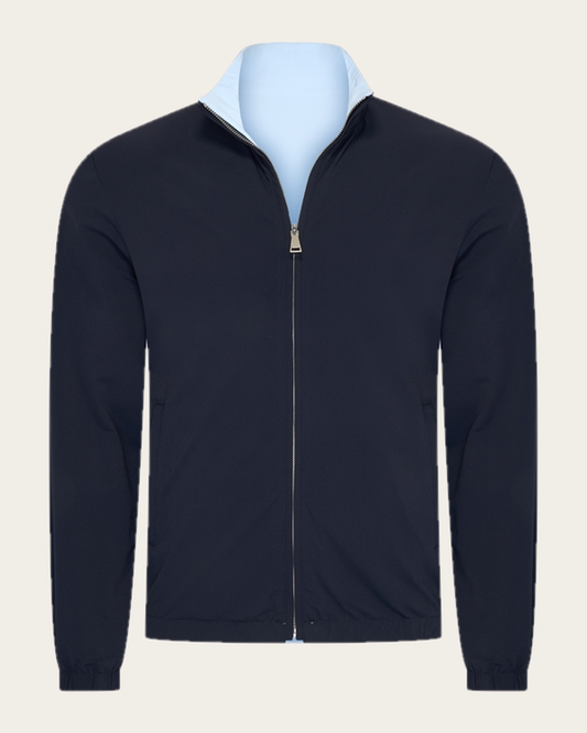 Monaco Reversible Jacket – Dark Blue/Baby Blue