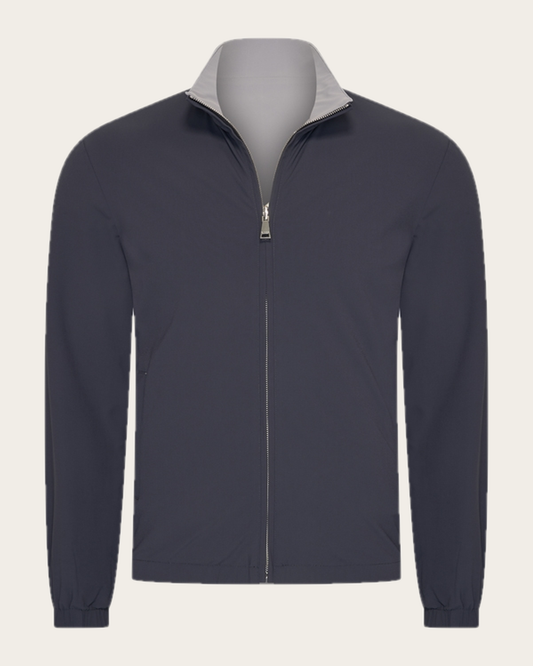 Monaco Reversible Jacket – Dark Grey/Elephant Grey