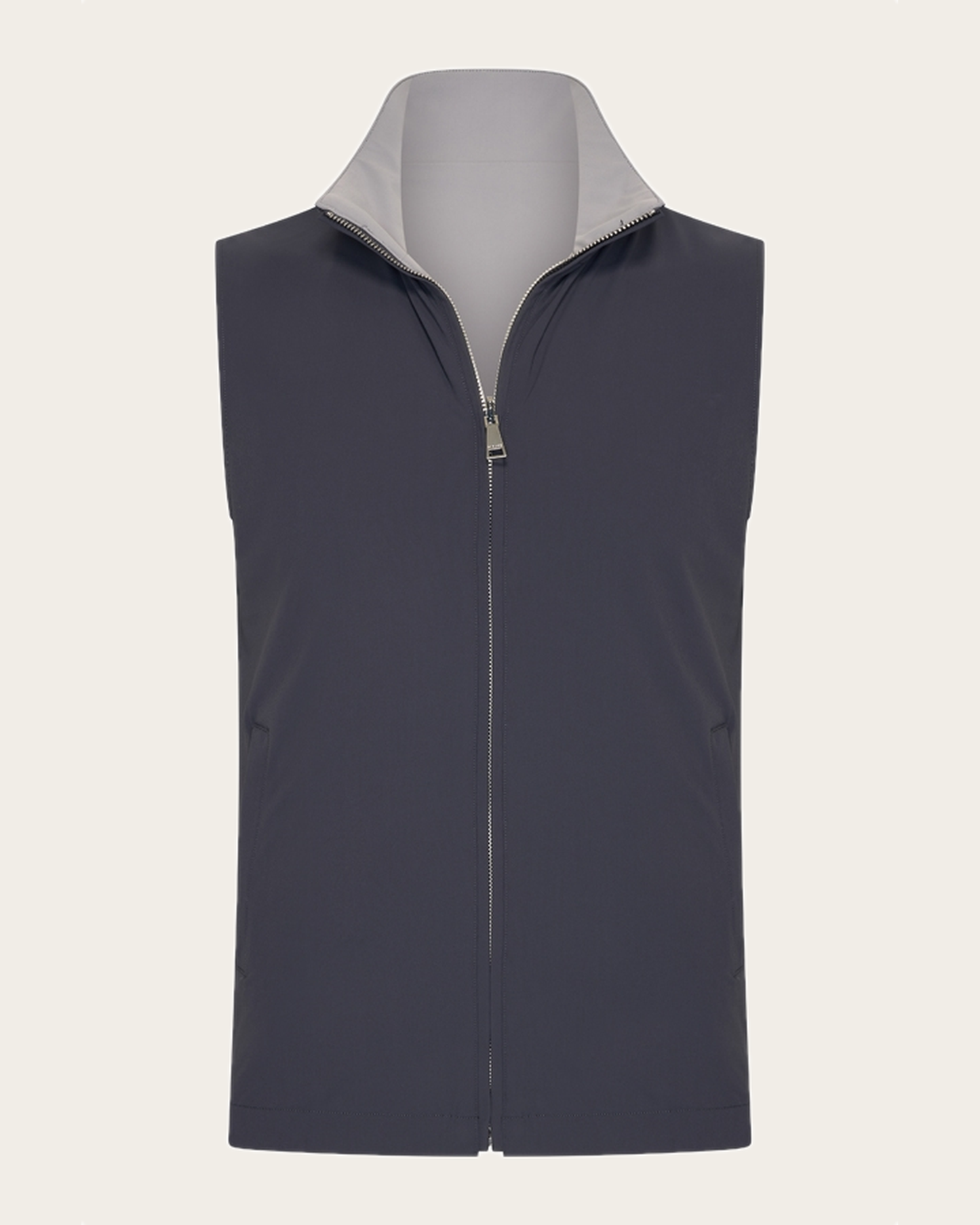 Reversible Dark Grey/Elephant Grey Gilet