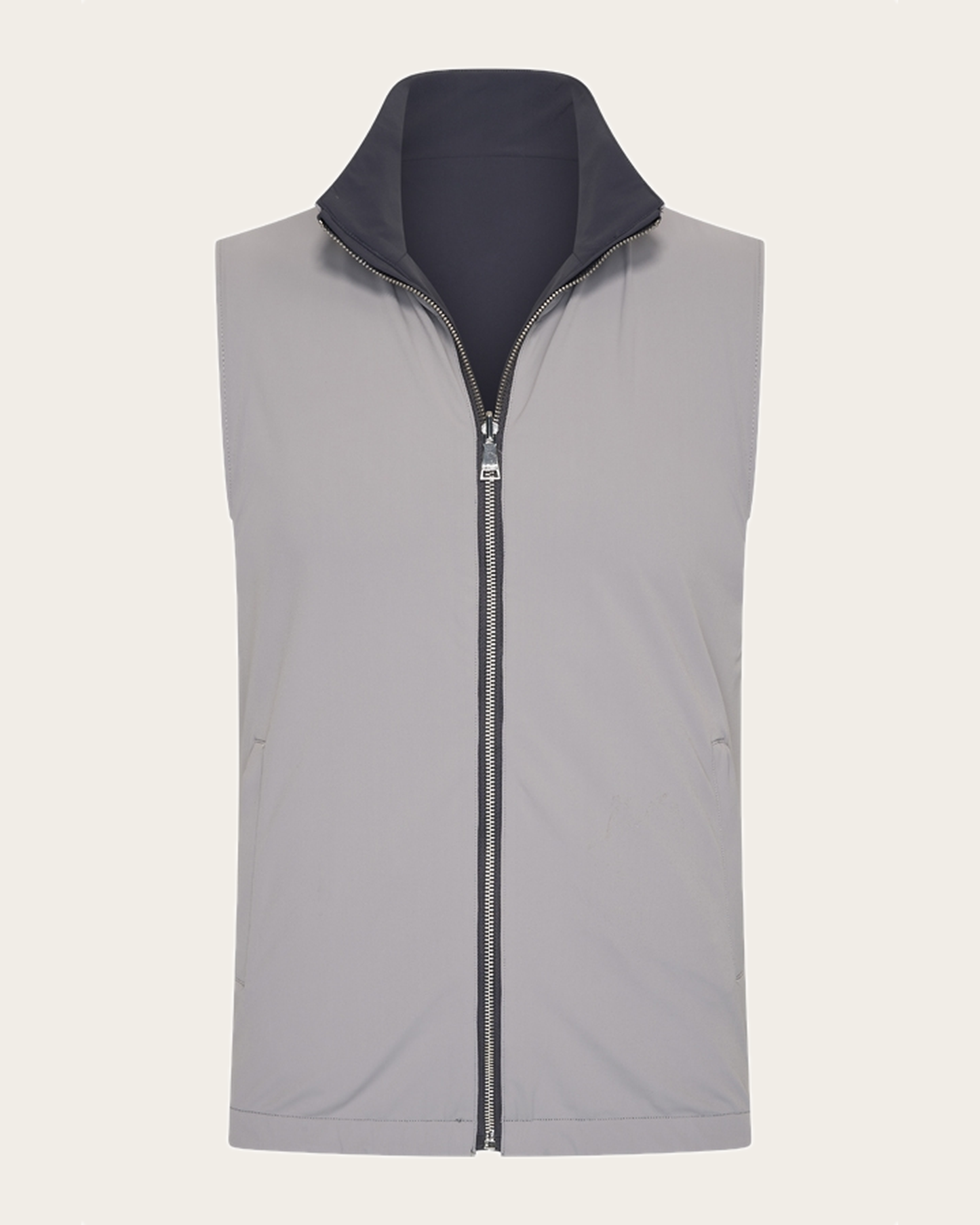 Reversible Dark Grey/Elephant Grey Gilet