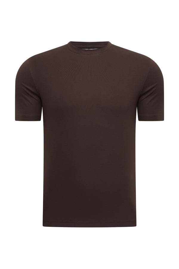 Shiny T-Shirt Espresso