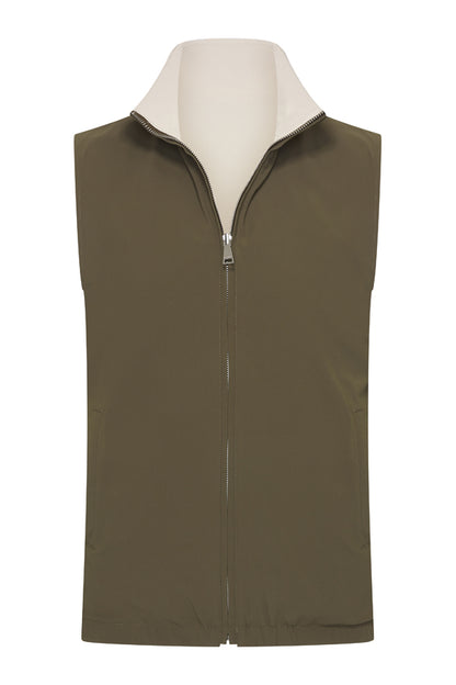 Reversible Olive/Kith Gilet