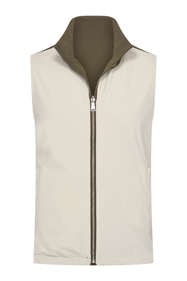 Reversible Olive/Kith Gilet