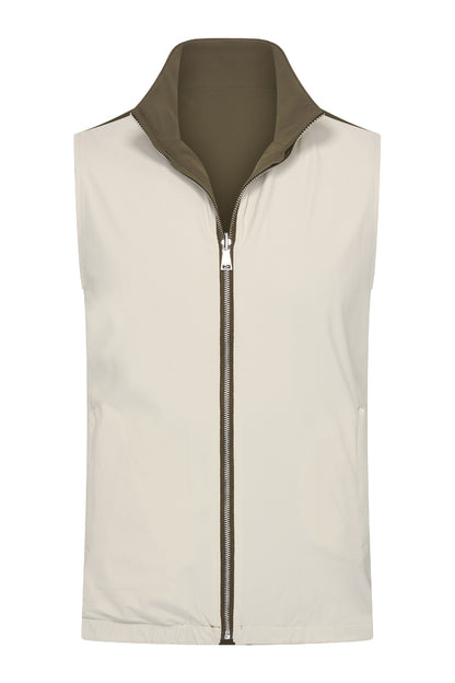 Reversible Olive/Kith Gilet